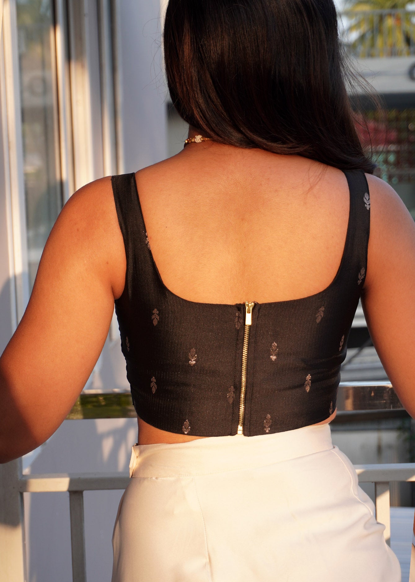 Yami Banaras Silk Corset