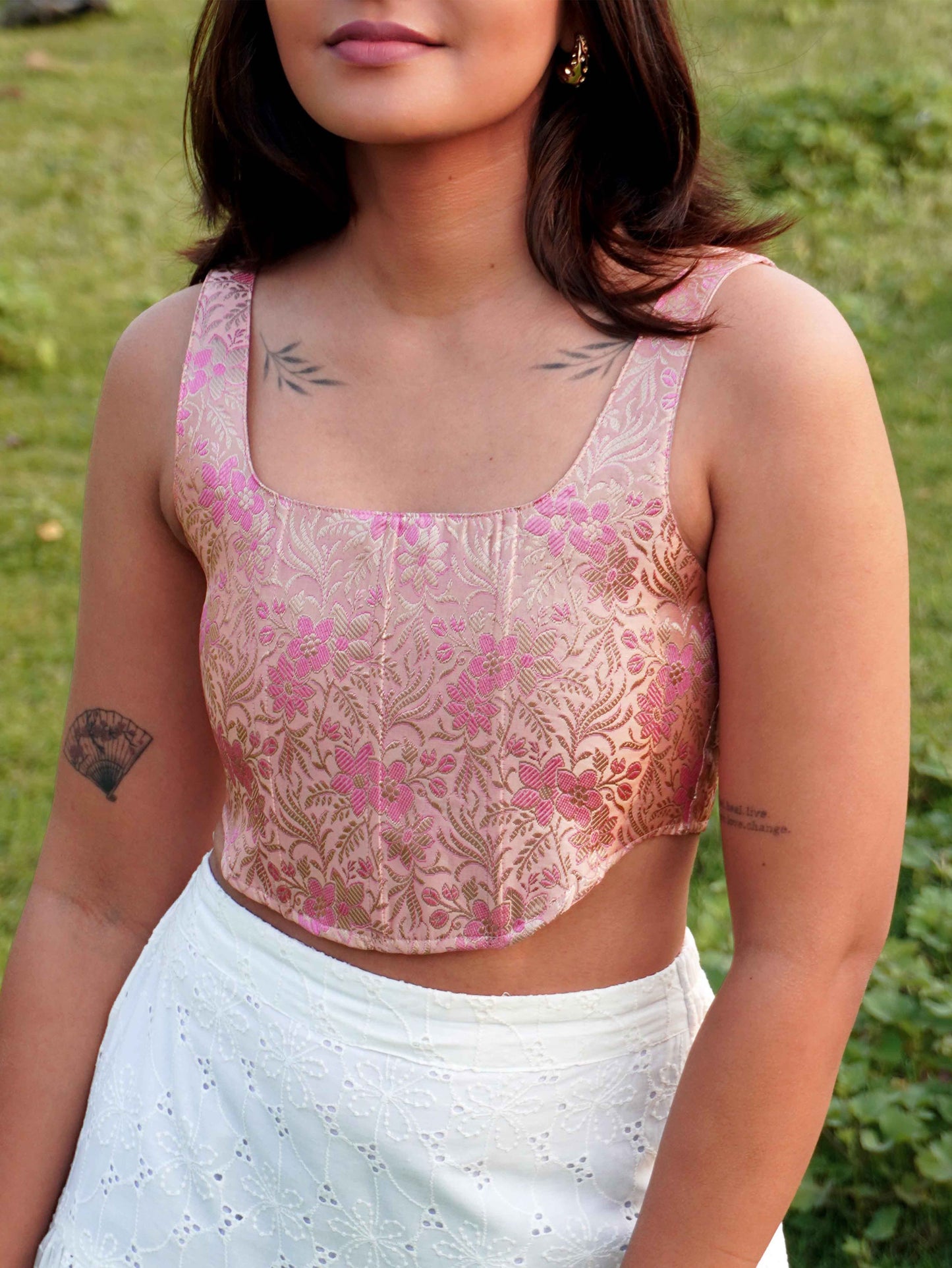 Ishani Banaras Silk Corset