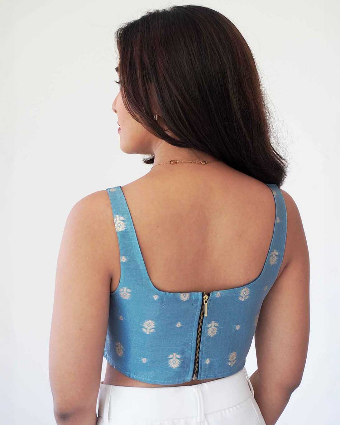 Nila Brocade Silk Corset