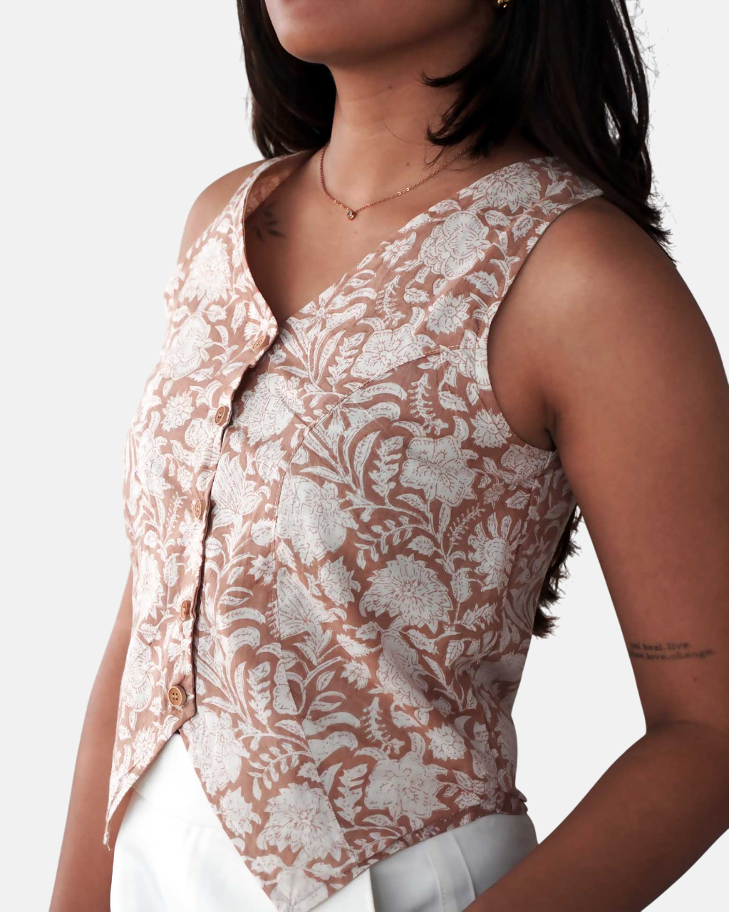 Chai tea latte waistcoat