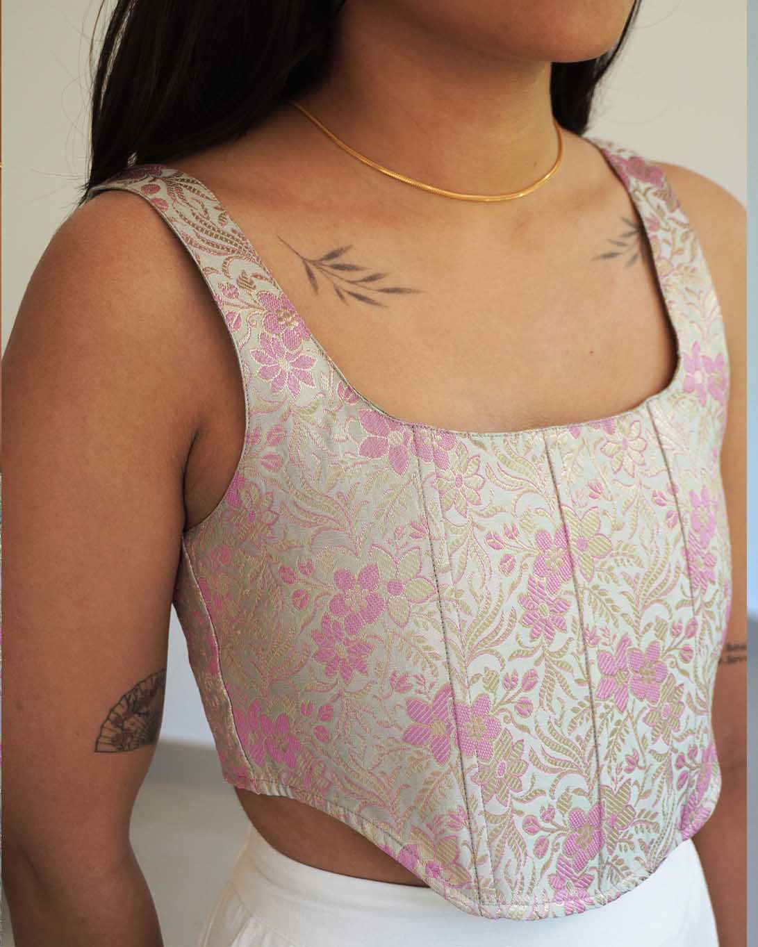 Rani Banaras Silk Corset