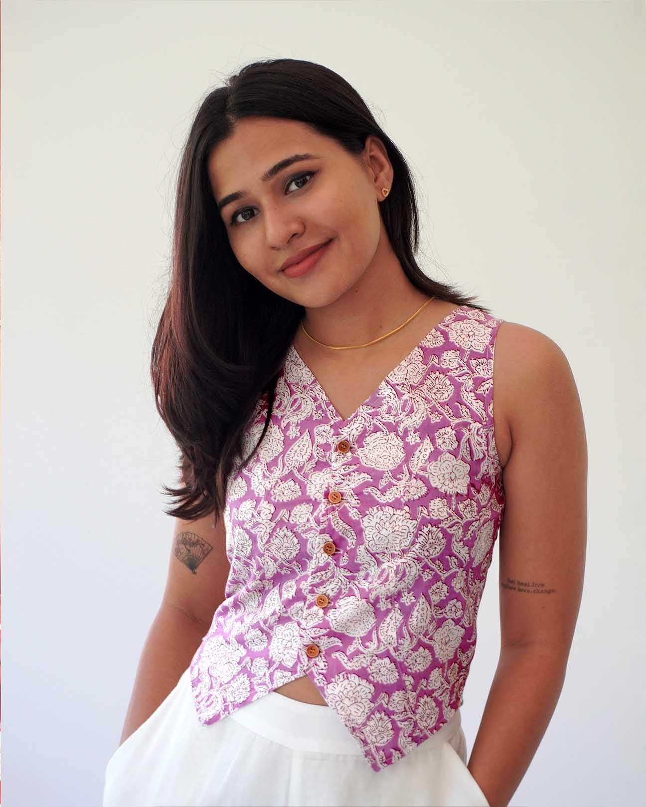 Wisteria Waistcoat