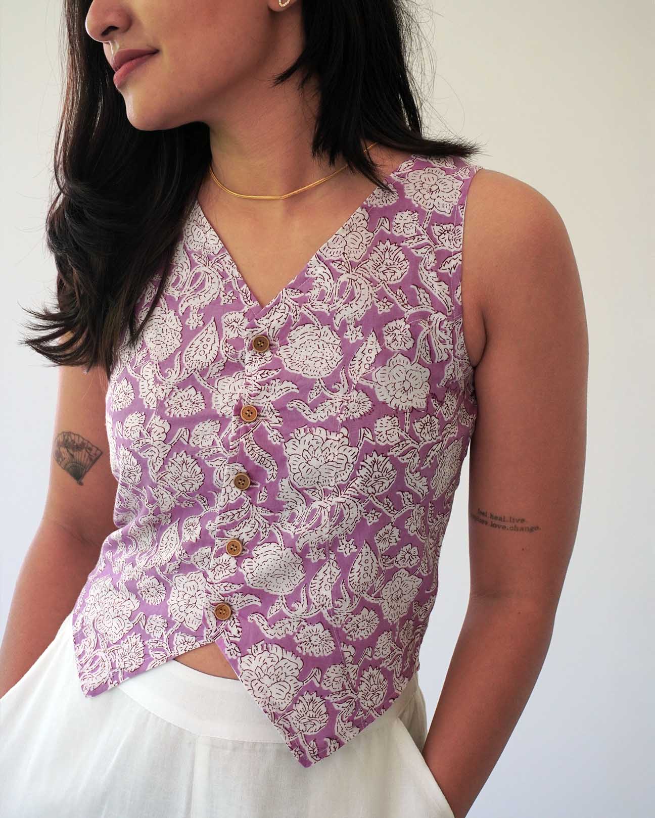 Wisteria Waistcoat