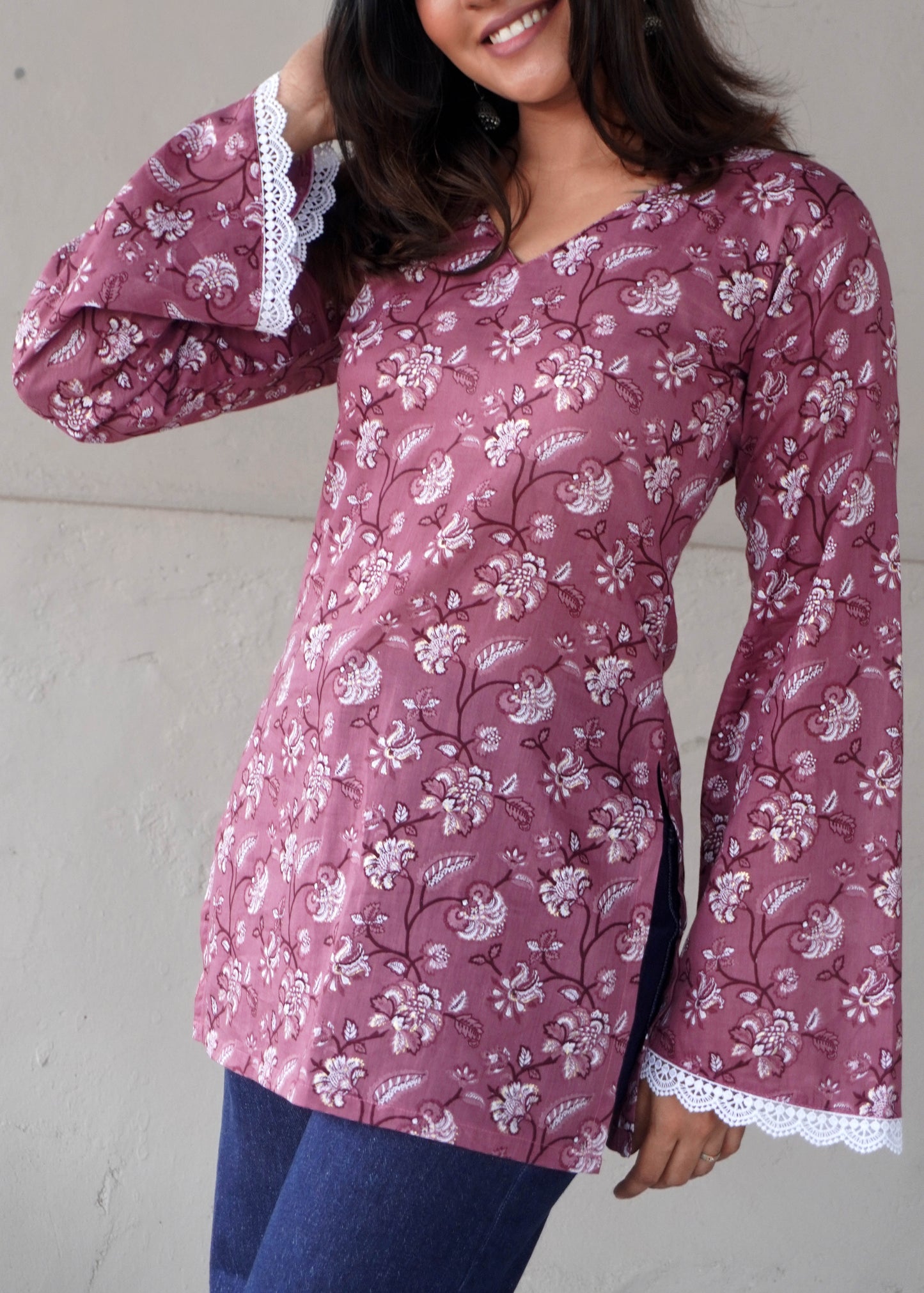 Suhani Bell-sleeve kurti