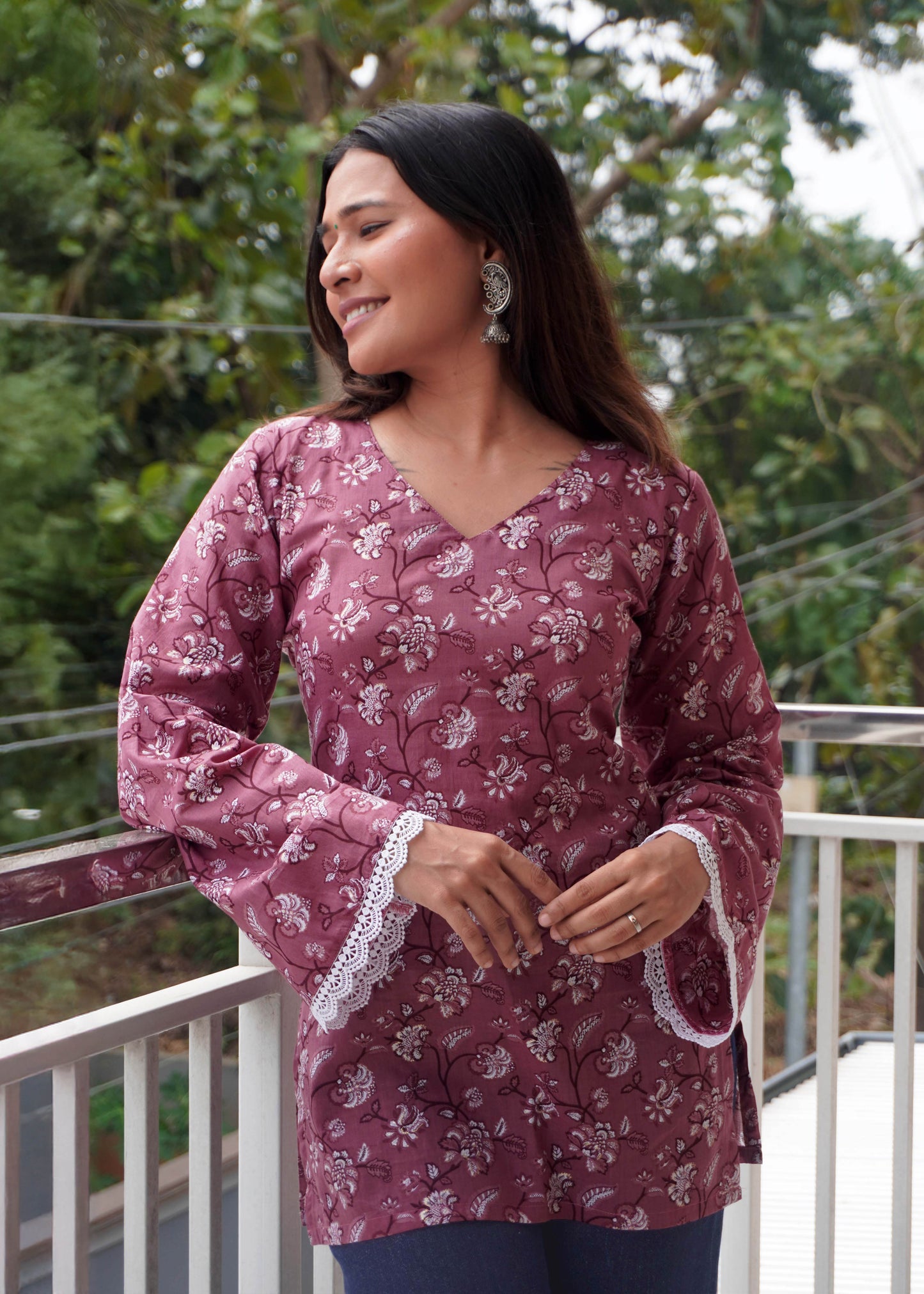 Suhani Bell-sleeve kurti