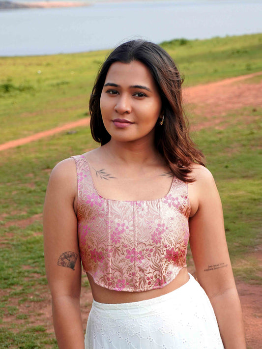 Ishani Banaras Silk Corset