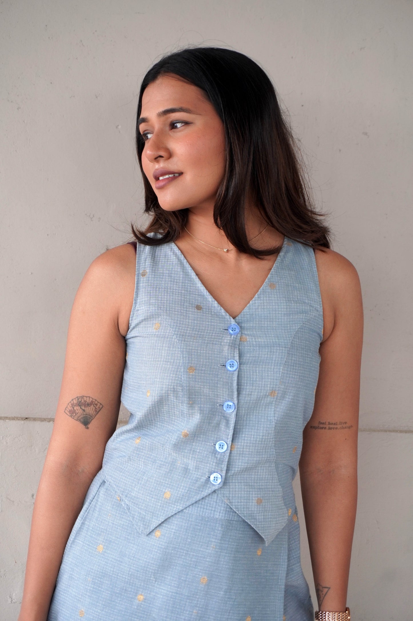 Kaia Handloom Co-ord Set