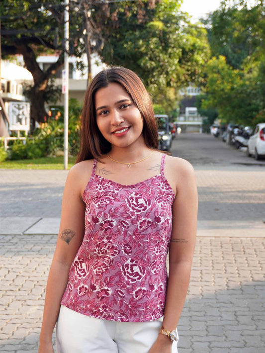 Pink Blossom Cami