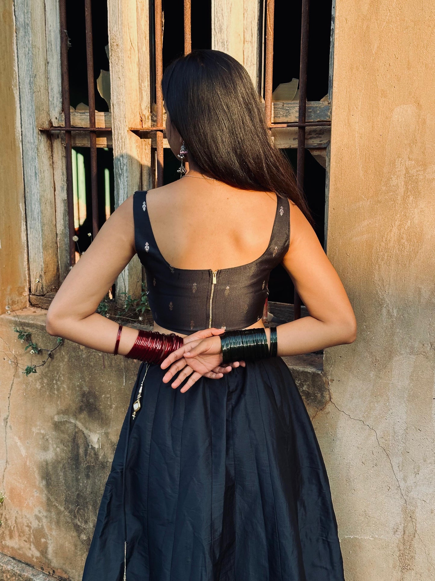 Yami Banaras Silk Corset