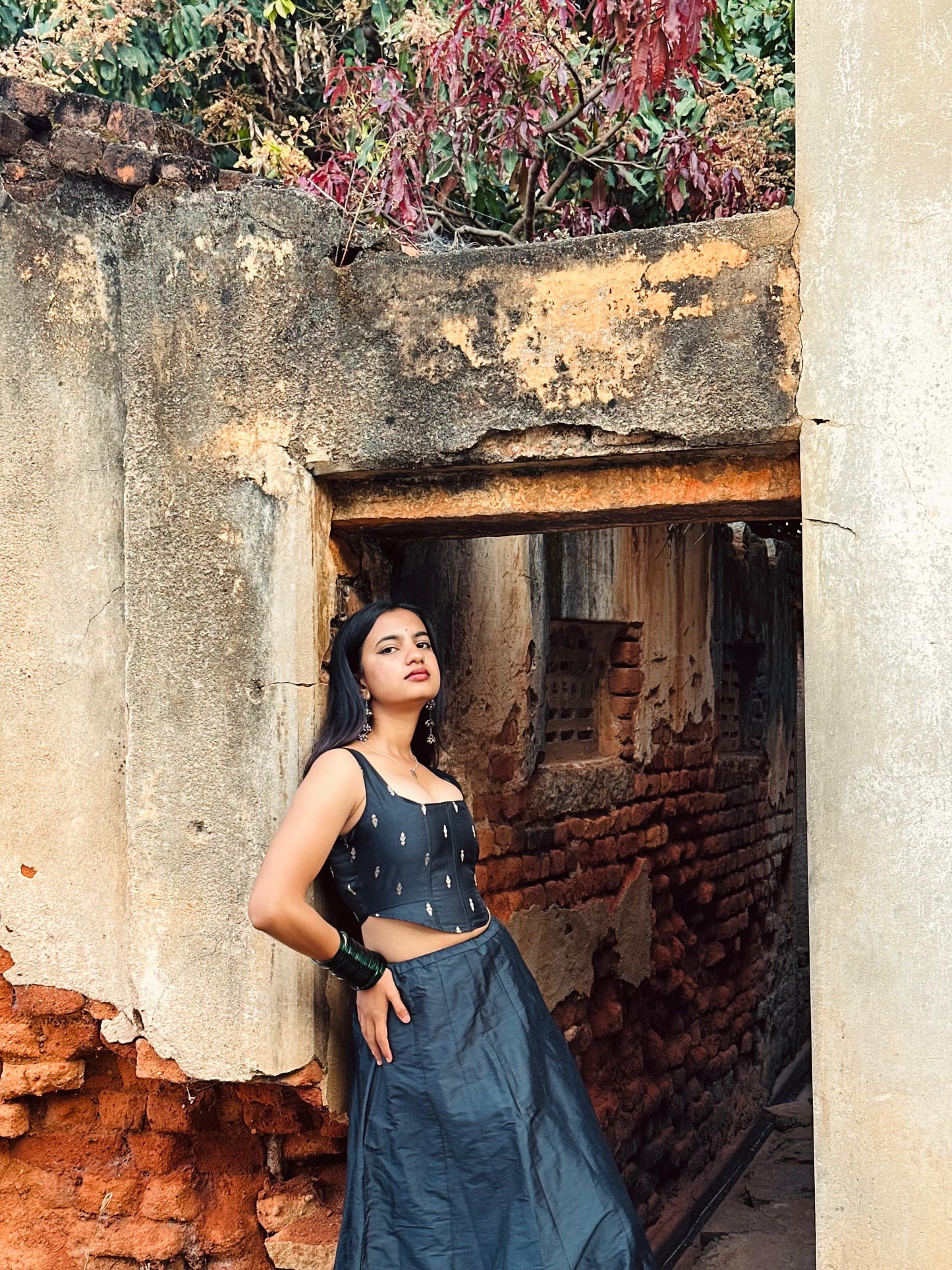 Yami Banaras Silk Corset