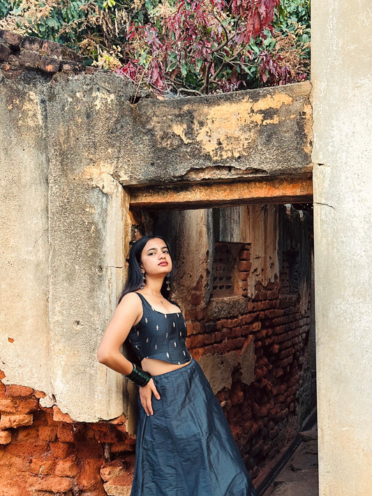 Yami Banaras Silk Corset