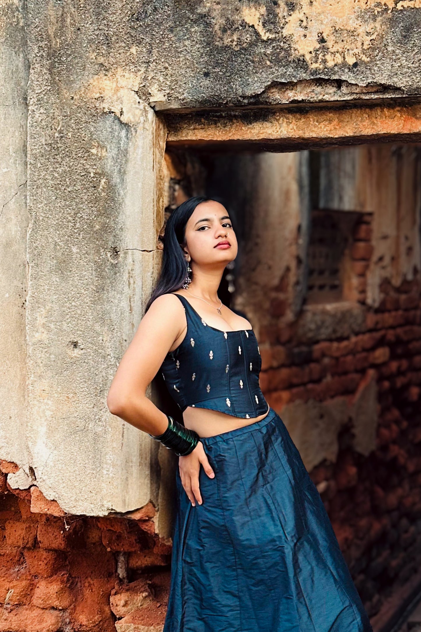 Yami Banaras Silk Corset