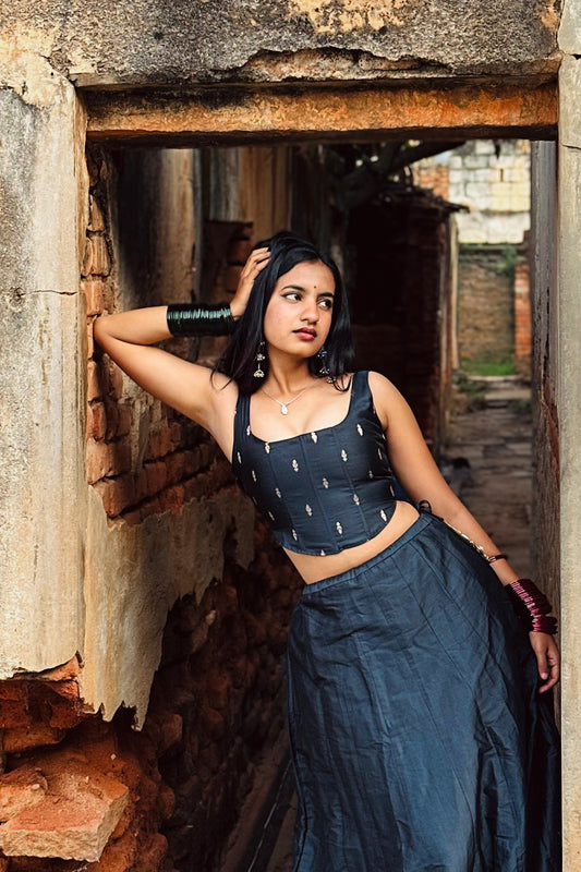 Yami Banaras Silk Corset