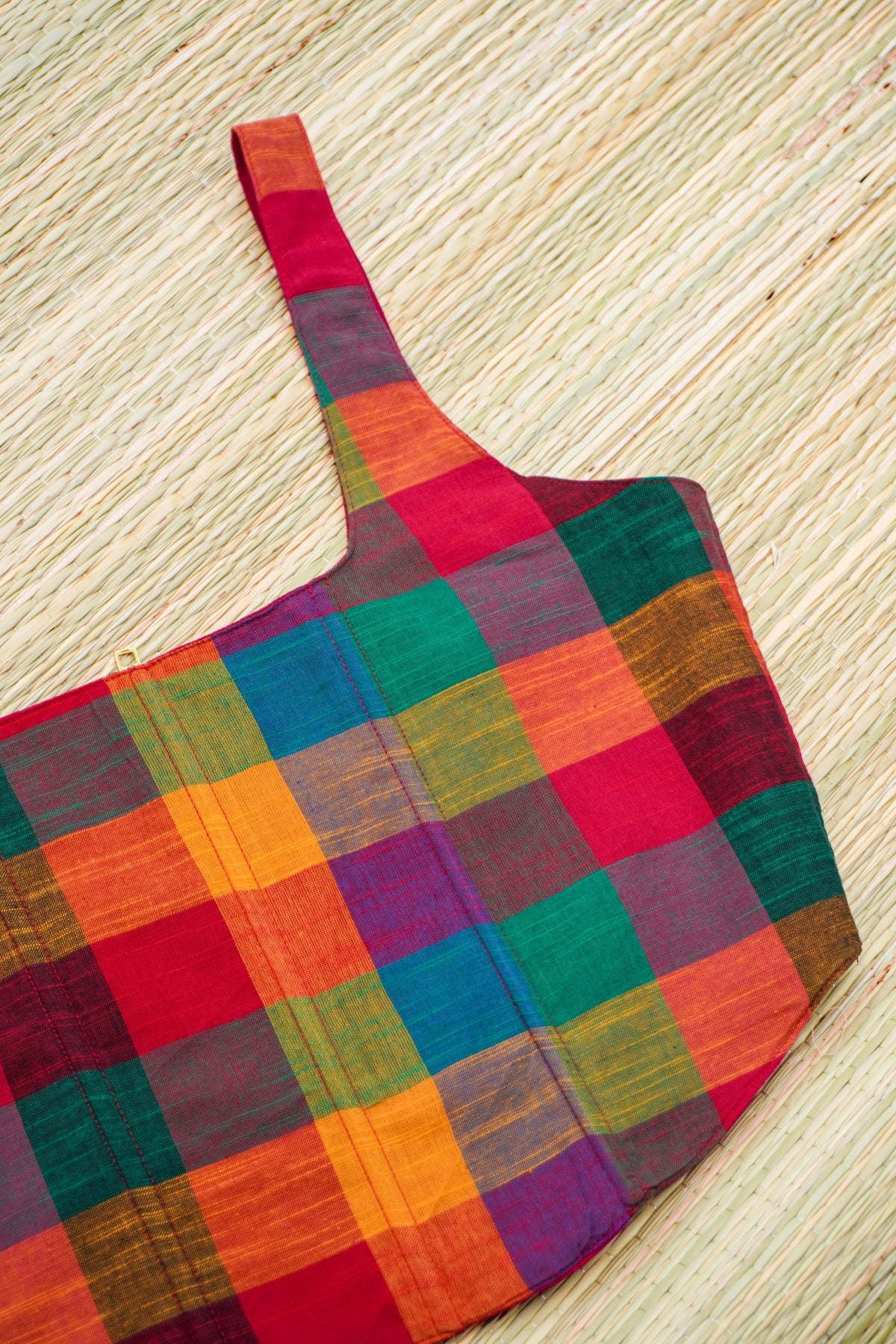 Madras Checks Corset