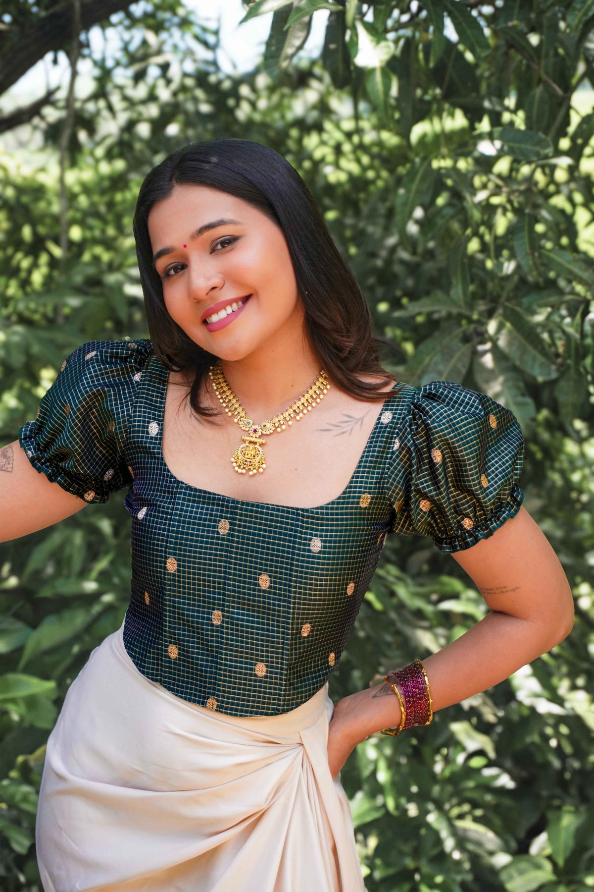 Parvathy Silk Corset