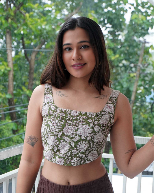 Matcha Cotton Corset