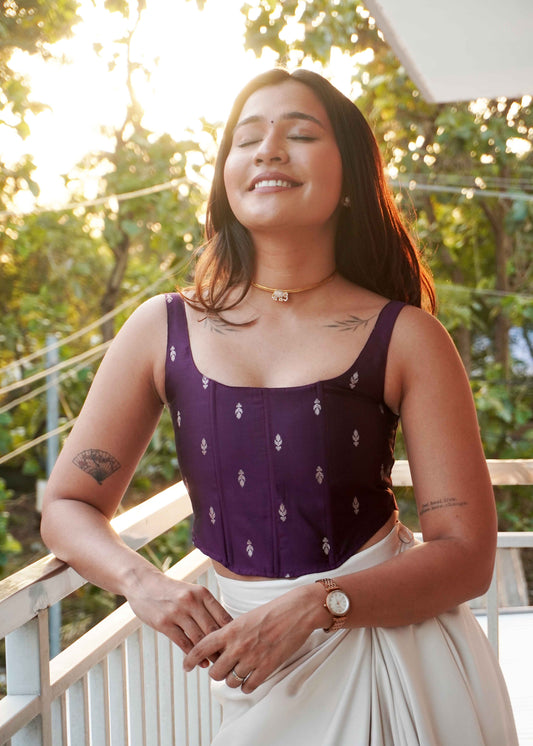 Vaadamalli Banaras Silk Corset