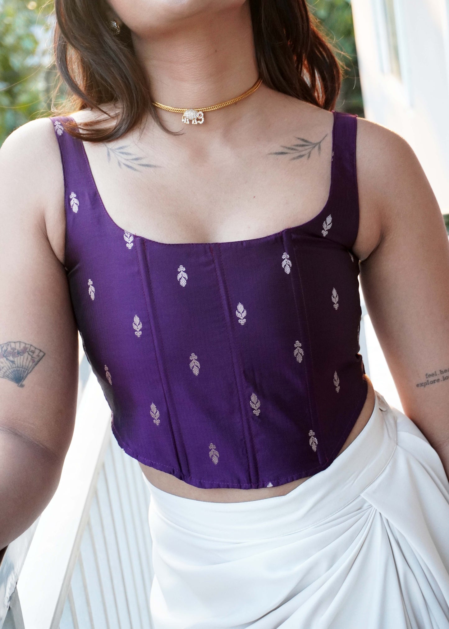 Vaadamalli Banaras Silk Corset