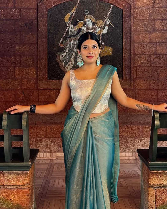 Tara Banaras Silk Corset